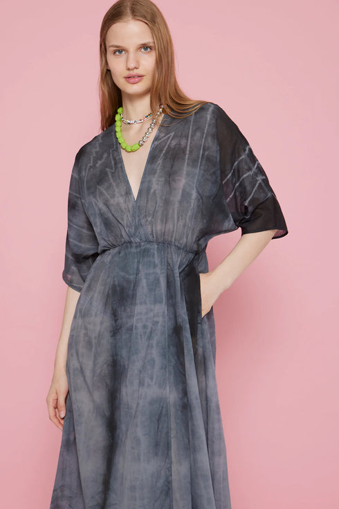 Vestido LONG DRESS MC VOILE DARK