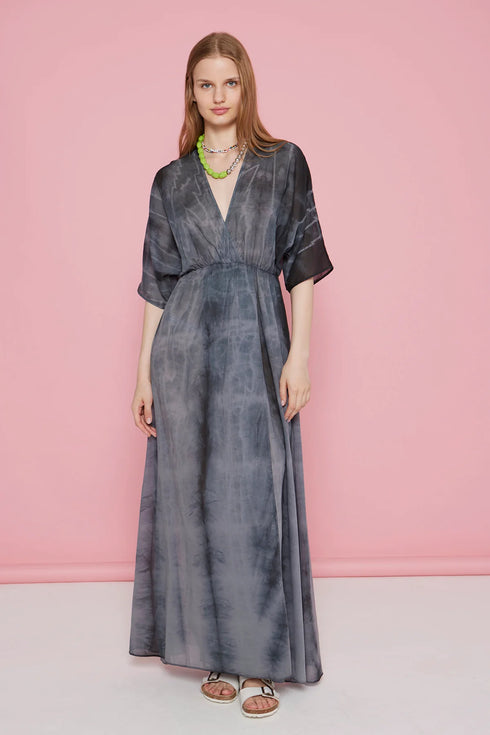 Vestido LONG DRESS MC VOILE DARK